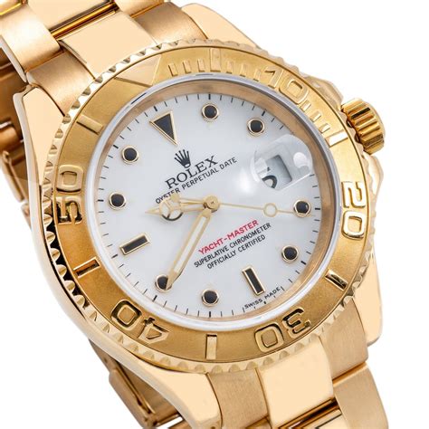 yellow gold rolex yachtmaster|gold Rolex Yacht-Master for sale.